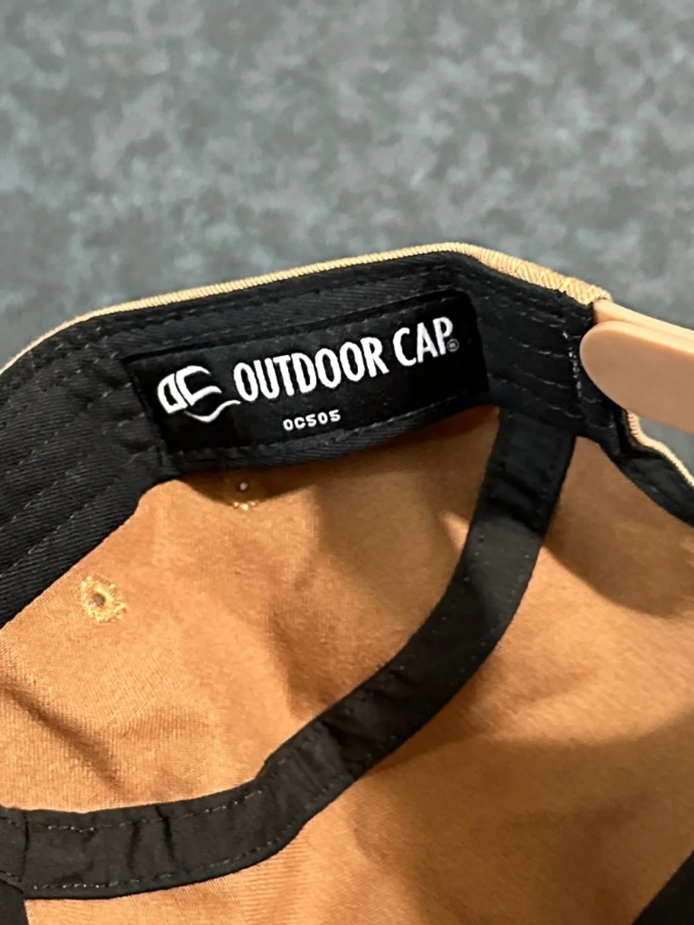 Toyota Tan 5 Panel Hat with Leather Patch